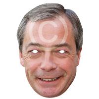 Nigel Farage Politician Card Mask