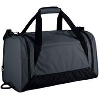 nike brasilia 6 small mens sports bag in grey