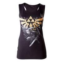 Nintendo Legend of Zelda Golden Link Small Tank Top Black