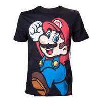 nintendo l black super mario t shirt