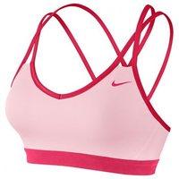 Nike Pro Indy Strappy Sports Bra - Womens - Prism Pink/Racer Pink
