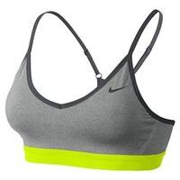 Nike Pro Indy Sports Bra - Womens - Dark Grey Heather/Anthracite