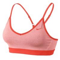 nike pro indy light support sports bra womens bright melonmax orange