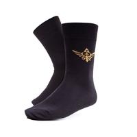 nintendo legend of zelda crew socks with embroidered royal crest for s ...