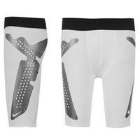 Nike Pro Combat Hyperstrong Compression Slider Shorts (white)