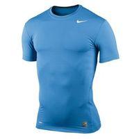 nike pro core baselayer tee blue