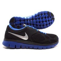 Nike Flex 2012 Running Shoes Black/Metallic Silver/Royal