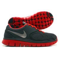 nike flex 2012 running shoes anthracitemetallic greyred