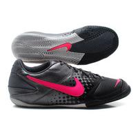 Nike5 Elastico IC Indoor Kids Football Trainers Metalic Dark Grey/Cherry/Black