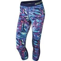 nike pro capri 832048 447 womens tights in multicolour