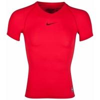 Nike Pro Combat Lightweight Seamless Base Layer Top Red