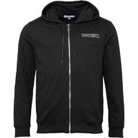 night addict mens bison hoody blackwhite