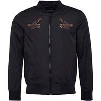 night addict mens eagles jacket black