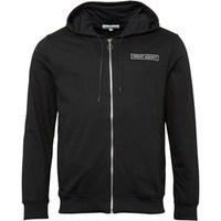 night addict mens bison hoody blackwhite