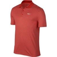 Nike Mens Victory Mini Stripe Polo Shirt (Logo on Chest)