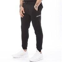 night addict mens bison joggers blackwhite