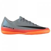 Nike Mercurial Victory CR7 Mens Indoor Court Trainers (Metal Grey-Orange)