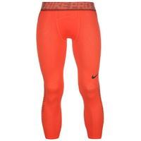 nike hypercool three quarter baselayer tights mens