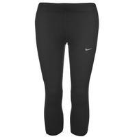 nike essential three quarter running tights mens