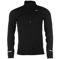 Nike Dri Fit Element Half Zip Long Sleeve Running Top Mens