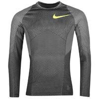 nike hexodrome long sleeve running top mens