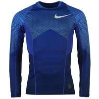 nike hexodrome long sleeve baselayer top mens