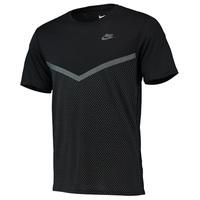 Nike Futura Mesh Panel Print T-Shirt Black, Black