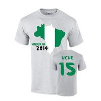 nigeria 2014 country flag t shirt uche 15