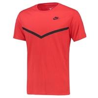 Nike Futura Mesh Panel Print T-Shirt Red, Red