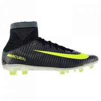 Nike Mercurial Veloce CR7 DF FG Mens Football Boots (Black-Volt)