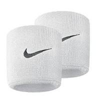 Nike Swoosh Wristband - White/Black