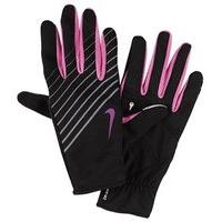 nike lightweight tech run gloves womens blackclub pink