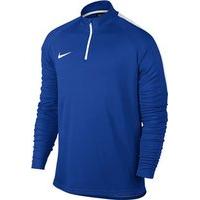 nike dry academy half zip drill top mens paramount bluewhite