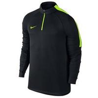 nike squad half zip drill top mens blackelectric green