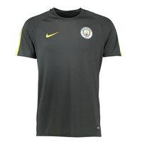 Nike Manchester City FC 2016/17 Squad Training Tee - Youth - Anthracite/Yellow