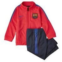 Nike FC Barcelona 2016/17 Squad Knit Tracksuit - Infants - Bright Crimson/Obsidian/Game Royal