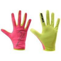 Nike Womens Rally Run Gloves - Hyper Pink/Volt