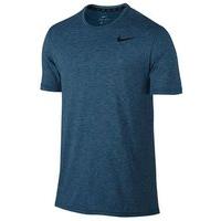 Nike Breathe Hyper Dry Short Sleeve Training Tee - Mens - Polarized Blue/Industrial Blue