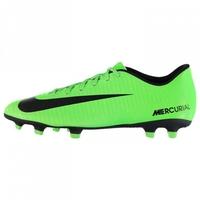 Nike Mercurial Vortex FG Football Boots (Green-Black)