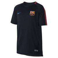 Nike FC Barcelona 2017/18 Squad Drill Top - Youth - Black/University Red/Soar