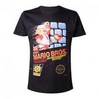 Nintendo Super Mario Bros. Classic NES Games Case Large T-Shirt - Black