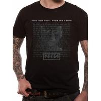 nine inch nails head unisex t shirt xx large black