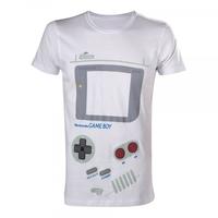 NINTENDO Original Classic Gameboy Interface Extra Large T-Shirt, White