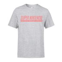 Nintendo SNES Men\'s Light Grey T-Shirt - XL