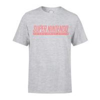 nintendo snes mens light grey t shirt xl