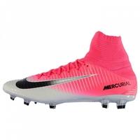 Nike Mercurial Veloce Dynamic Fit FG Mens Football Boots (Pink-Silver)