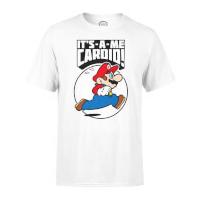Nintendo Super Mario Cardio Men\'s White T-Shirt - XXL