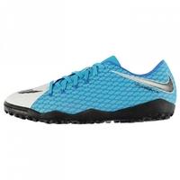 Nike Hypervenom III 3 Phelon Mens Astro Turf Trainers (White-Blue)