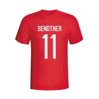 nicolas bendtner denmark hero t shirt red kids