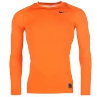 nike pro crew long sleeve top mens